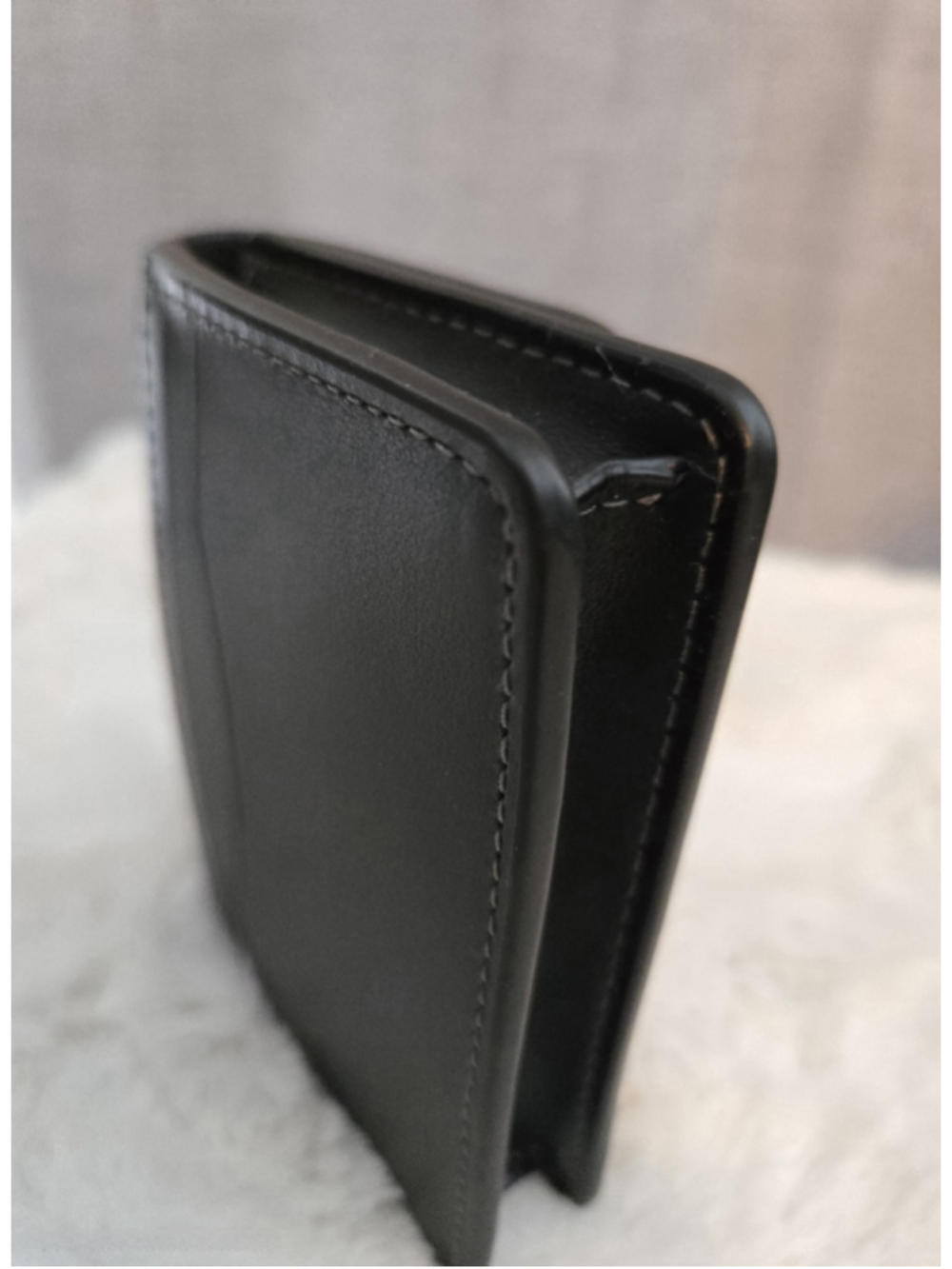 NWOT Coach Bandit Matte Black Card Case - Picture 3 of 6